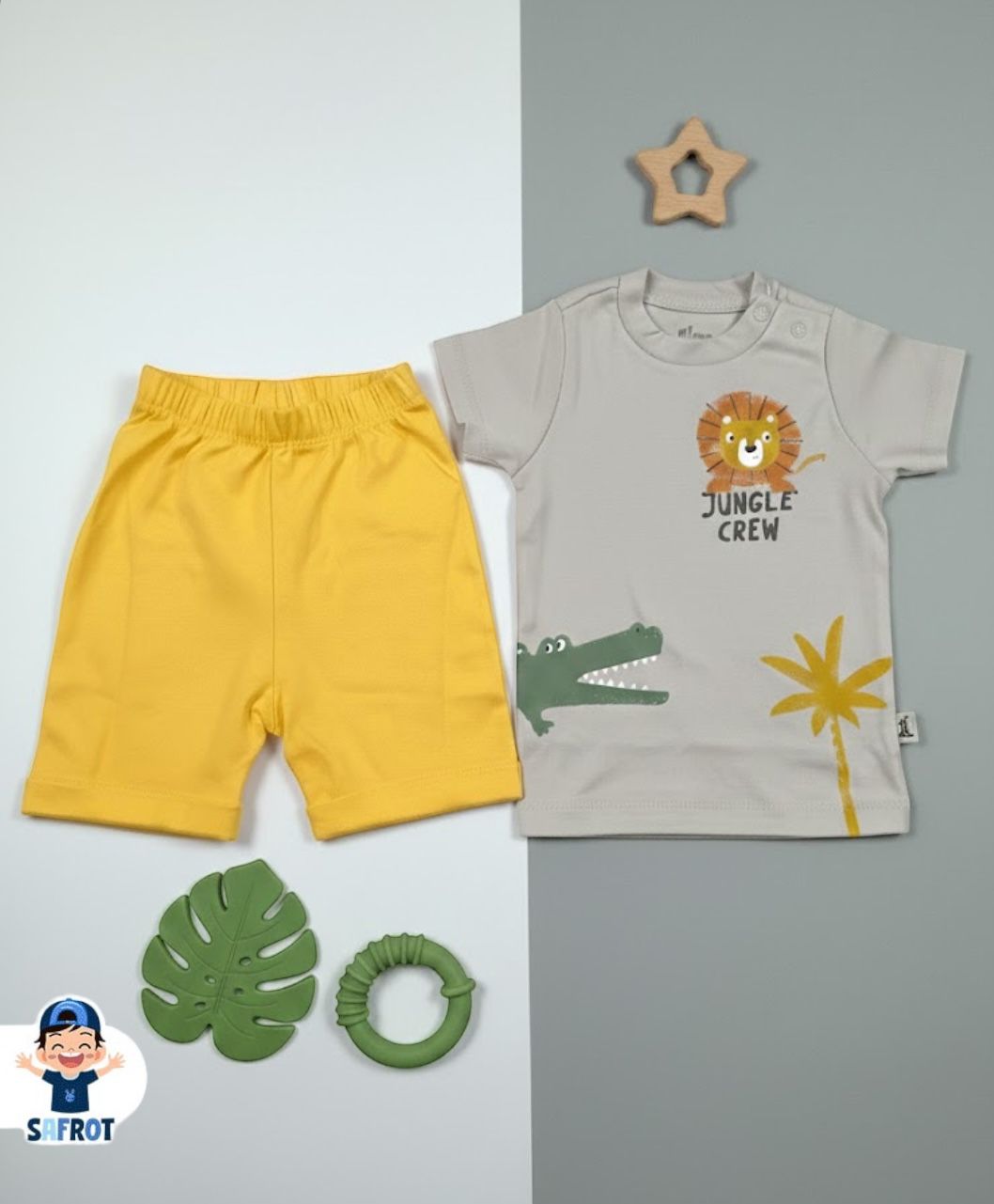 بيجامة صيفي قطن100 % اولادي وبناتي ماركة فاني باني lion💙💙