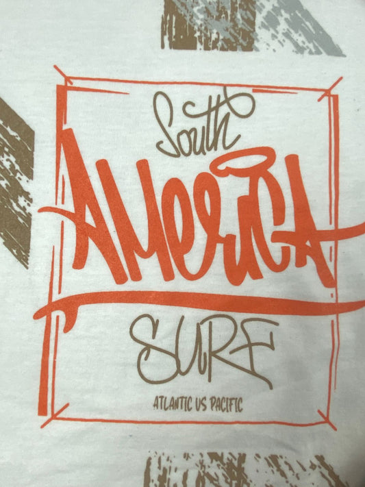 بيجامه اولادي قطن مكون من قطعتين surf🤍😍