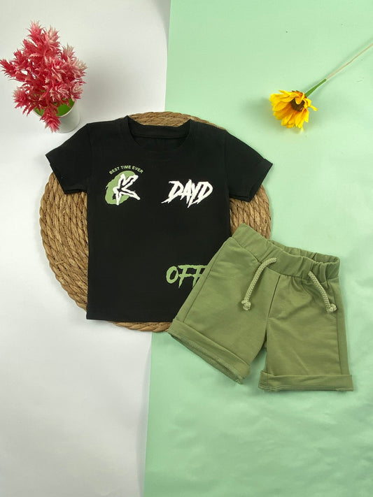 بيجامه اولادي وبناتي قطن مكون من قطعتين  DayD🤍😍