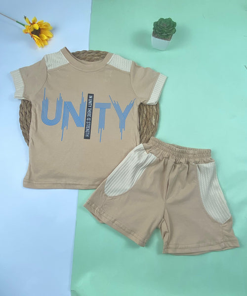 بيجامه اولادي قطن100 %  مكون من قطعتين unity🤍😍