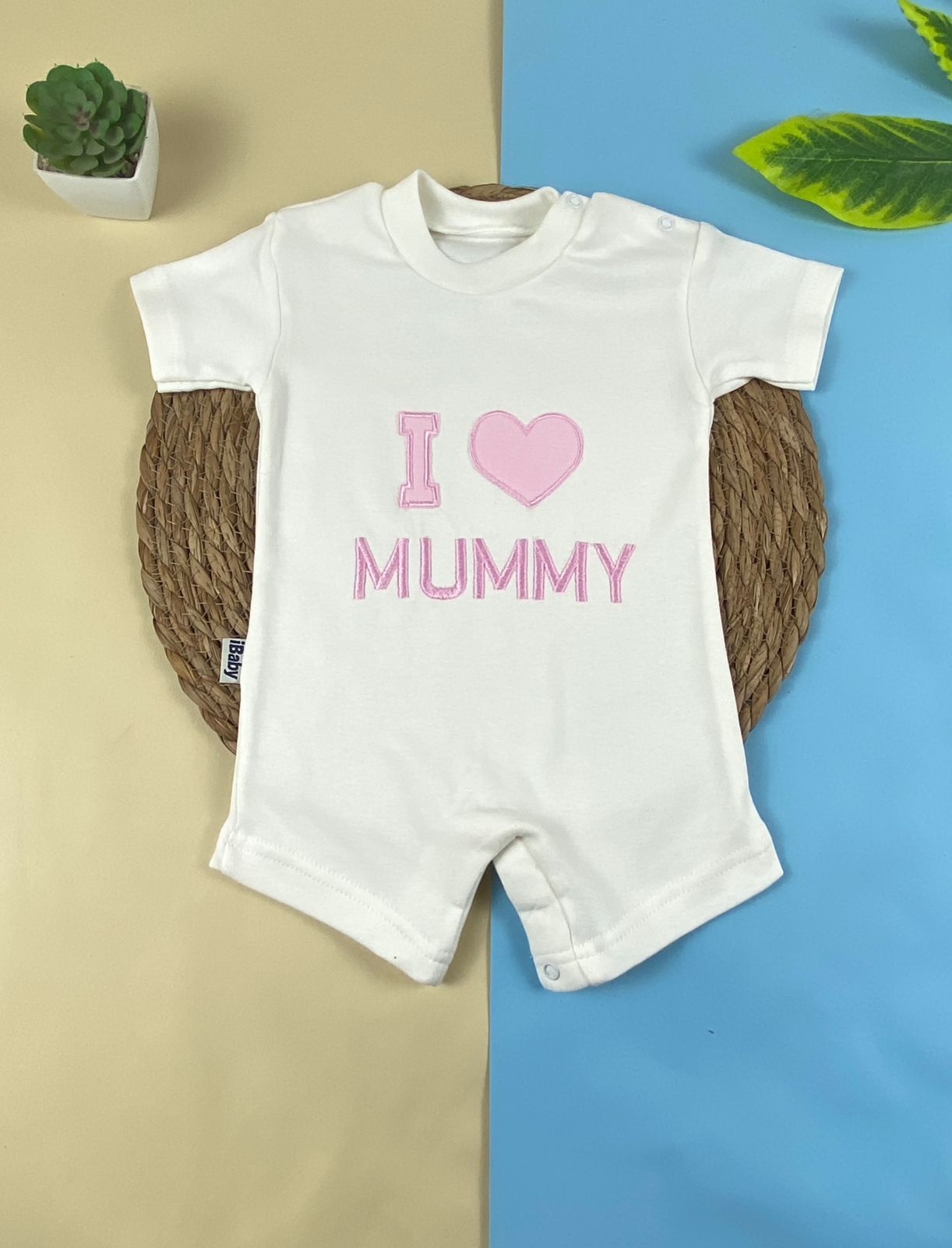 سالوبيت اولادي وبناتي صيفي قطن 100% i love mummy😍