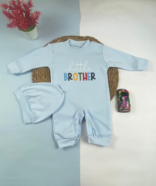 سالوبيت اولادي  مطبوع قطن 100% خريفي مكون من قطعتين little brother😍❤️