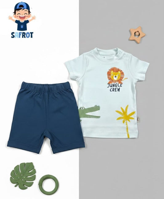 بيجامة صيفي قطن100 % اولادي وبناتي ماركة فاني باني lion💙💙