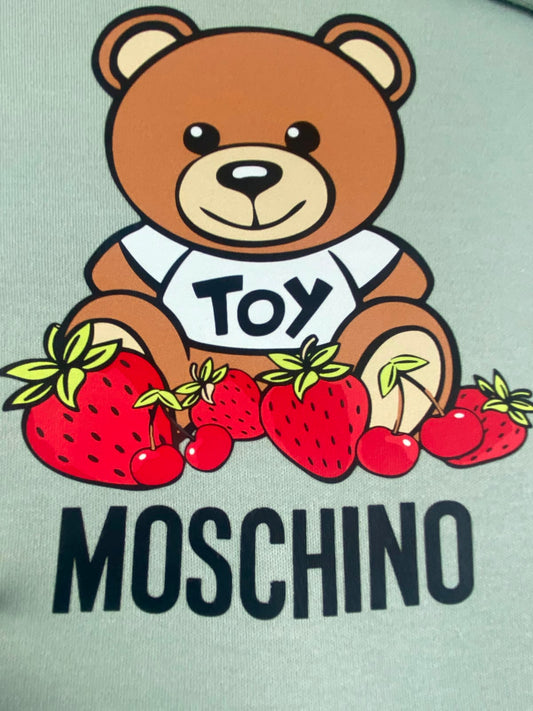 سالوبيت اولادي وبناتي مطبوع قطن 100% خريفي مكون من قطعتين moschino 😍❤️