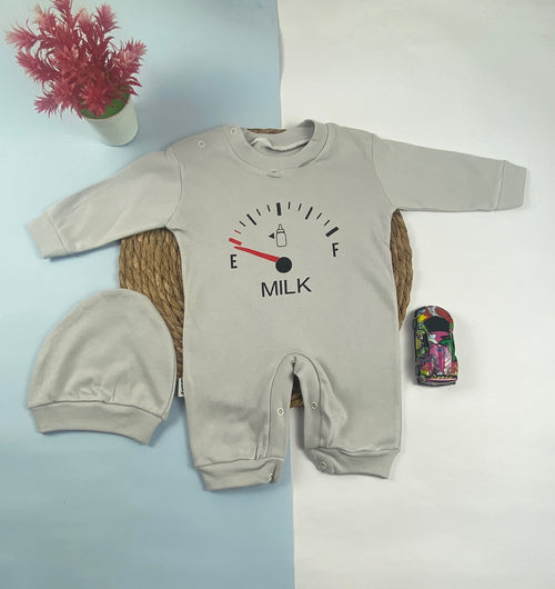 سالوبيت اولادي وبناتي مطبوع قطن 100% خريفي مكون من قطعتين milk😍❤️