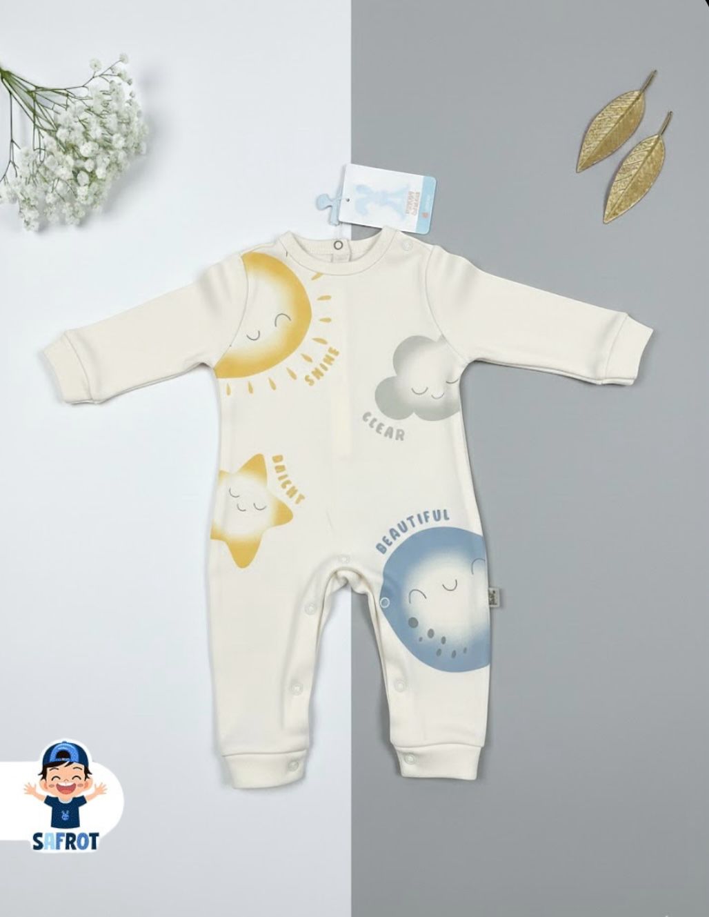 سالوبيت خريفي اولادي وبناتي قطن 100% ماركه فاني باني shine❤️❤️