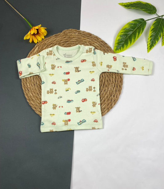 فانله بكم الوان مشجر اولادي وبناتي قطن 100% ماركة فاني باني 😍🤍