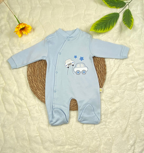 سالوبيت خريفي قطن 100% اولادي رسمة عربيه ماركة صن بيبي😍❤️