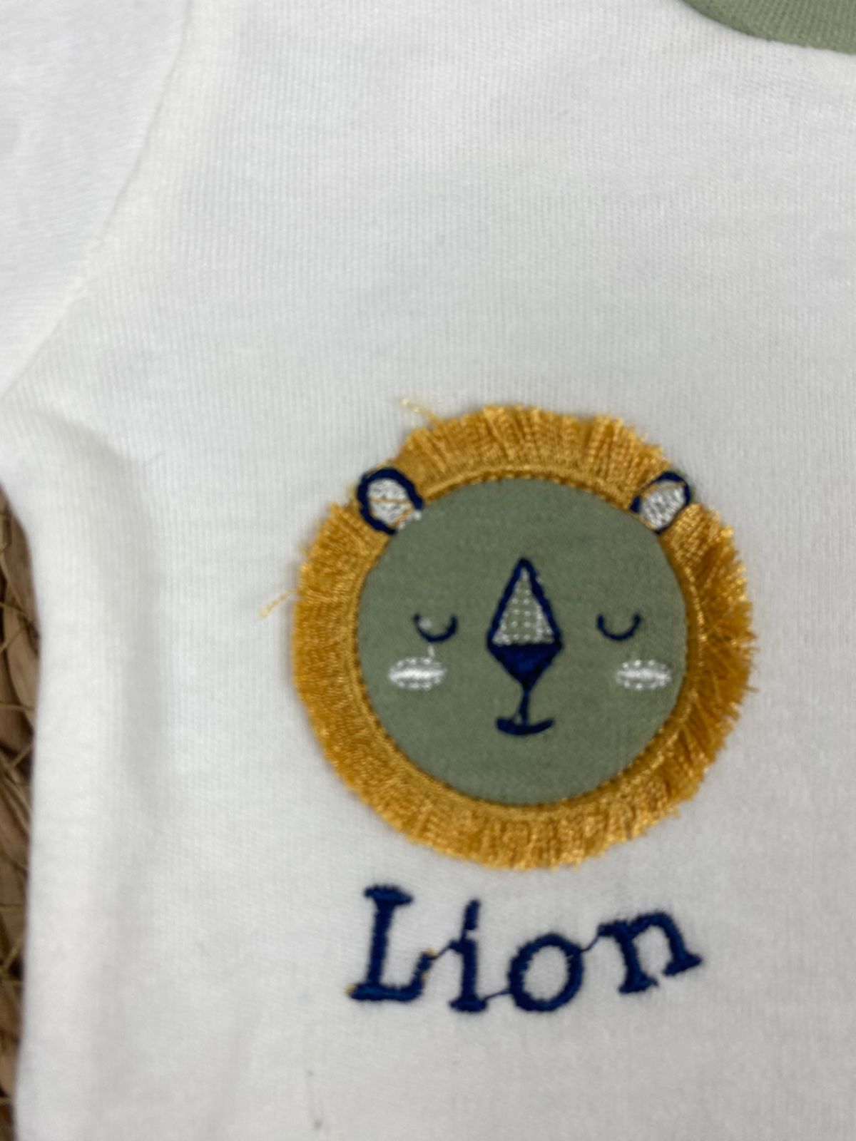 بيجامه اولادي قطن مكون من قطعتين lion  🤍😍