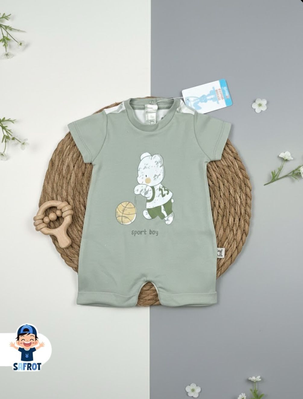 سالوبيت صيفي اولادي قطن 100%  ماركة فاني باني sport boy 🥰🥰