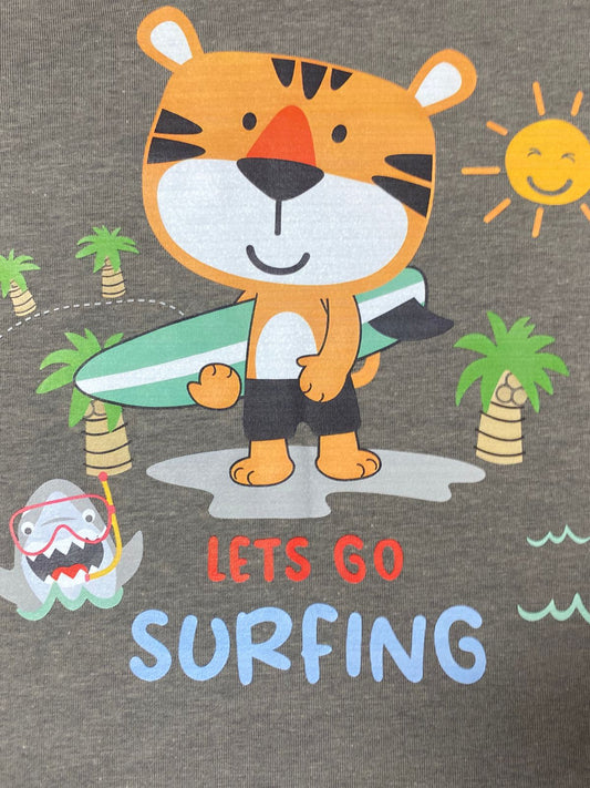 بيجامه صيفي  اولادي قطن100 %  مكون من قطعتين lets go surfing   ❤️❤️❤️
