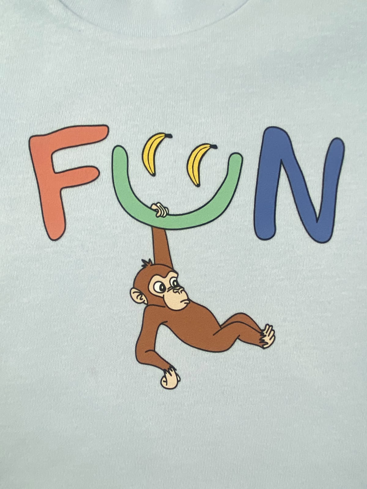 بيجامه خريفي  اولادي وبناتي مكون من قطعتين fun  💕💕