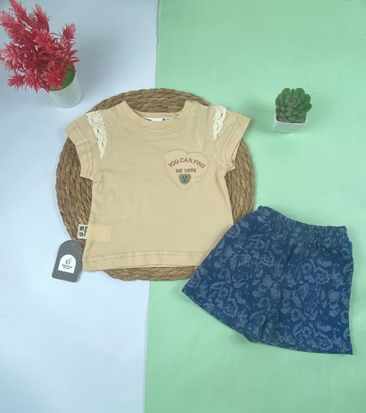بيجامه صيفي  بناتي قطن100 %  مكون من قطعتين you can find 🤍😍