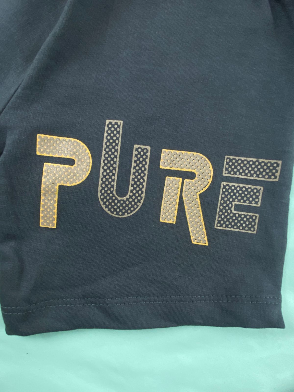 بيجامه اولادي قطن مكون من قطعتين pure 8🤍😍