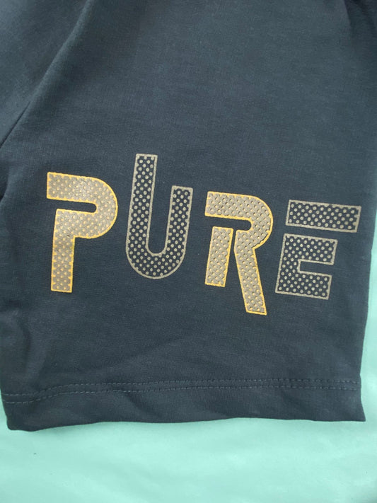 بيجامه اولادي قطن مكون من قطعتين pure 8🤍😍