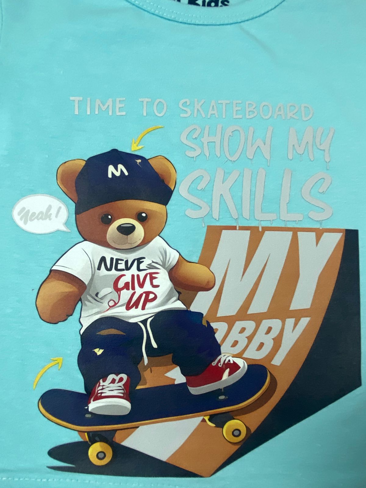 بيجامه صيفي  اولادي قطن100 %  مكون من قطعتين show my skills   ❤️❤️❤️