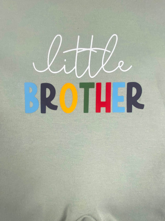 سالوبيت اولادي  مطبوع قطن 100% خريفي مكون من قطعتين little brother😍❤️