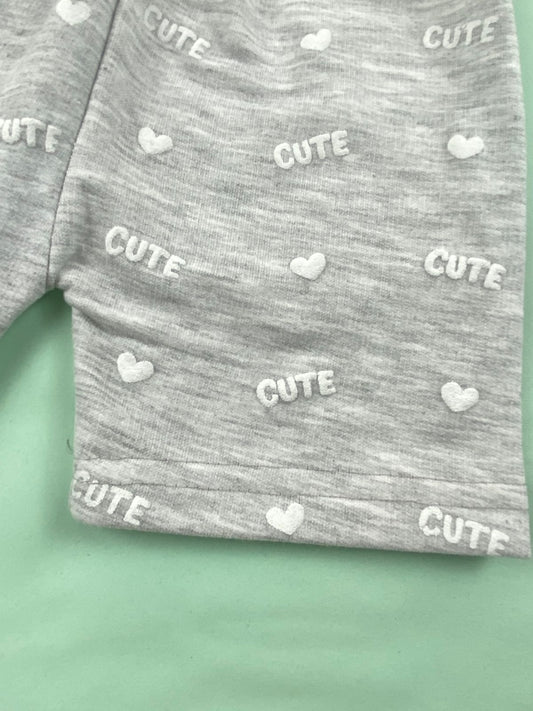 بيجامه صيفي بناتي قطن 100% مكون من قطعتين cute kind🤍😍