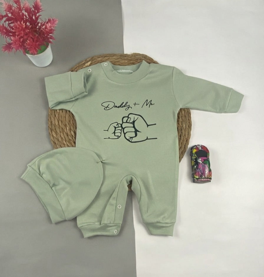 سالوبيت اولادي وبناتي مطبوع قطن 100% خريفي مكون من قطعتين daddy + me😍❤️