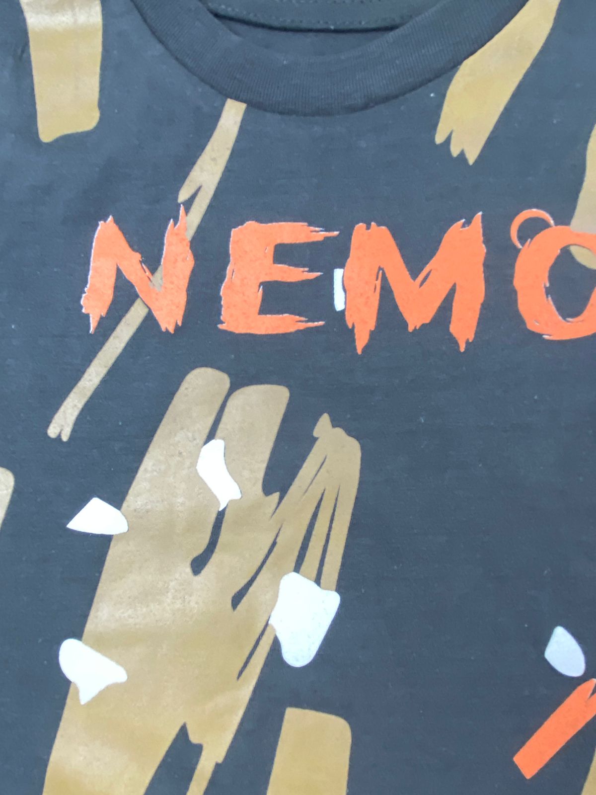 بيجامه اولادي قطن مكون من قطعتين nemo🤍😍
