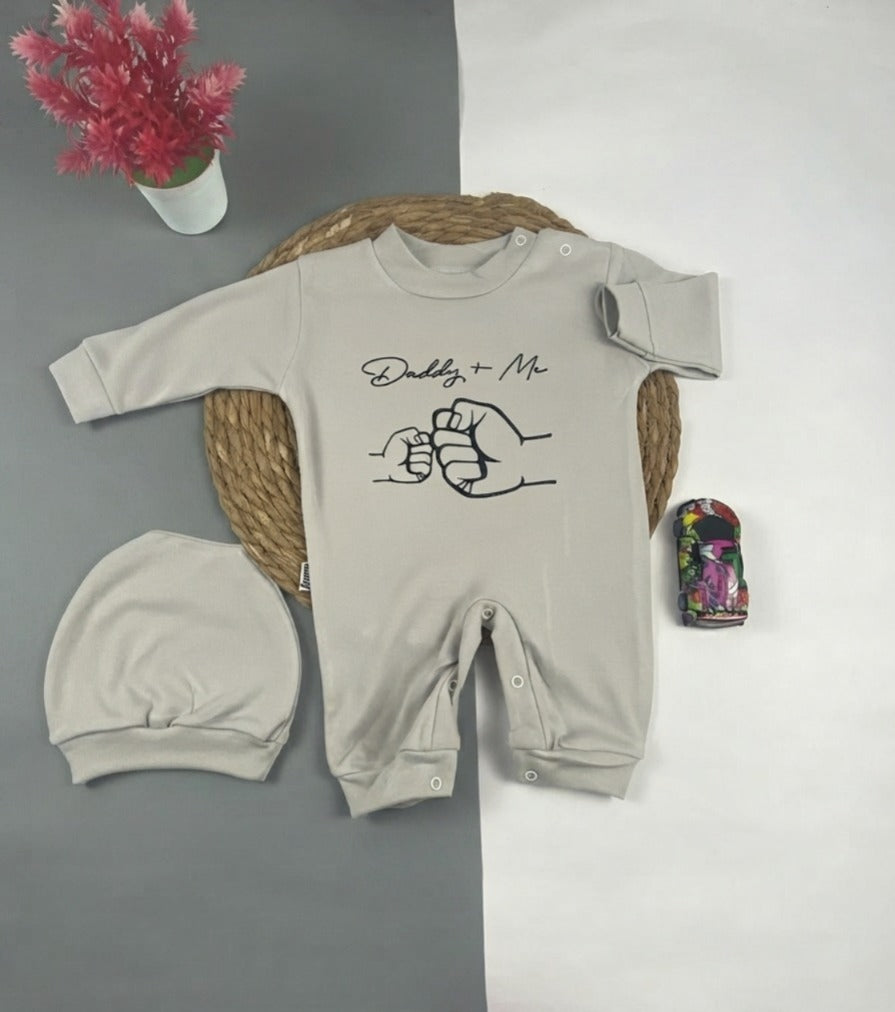سالوبيت اولادي وبناتي مطبوع قطن 100% خريفي مكون من قطعتين daddy + me😍❤️