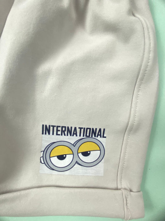 بيجامه اولادي  قطن 100% مكون من قطعتين  minions🤍😍