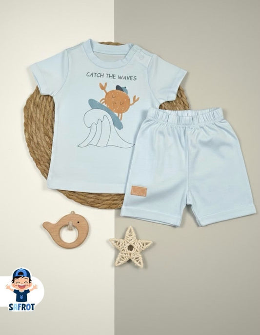 بيجامة صيفي قطن100 % اولادي وبناتي ماركة فاني باني enjoy 💙💙