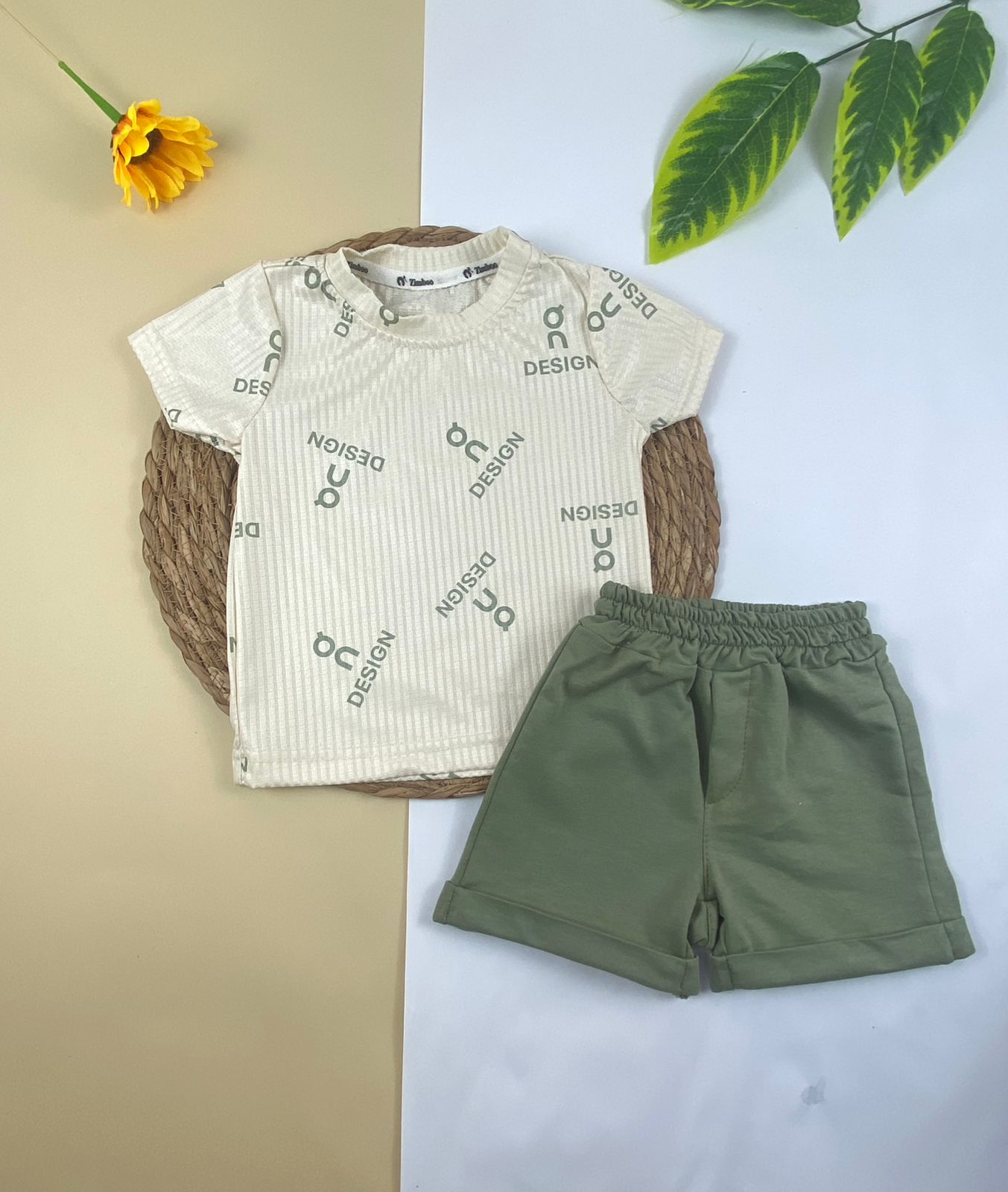 بيجامه صيفي اولادي  قطن100 %  مكون من قطعتين DESIGN🤍😍