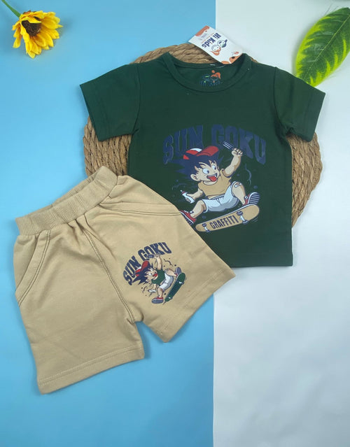 بيجامه اولادي  قطن100 %  مكون من قطعتين رسمة سكيت   🤍😍