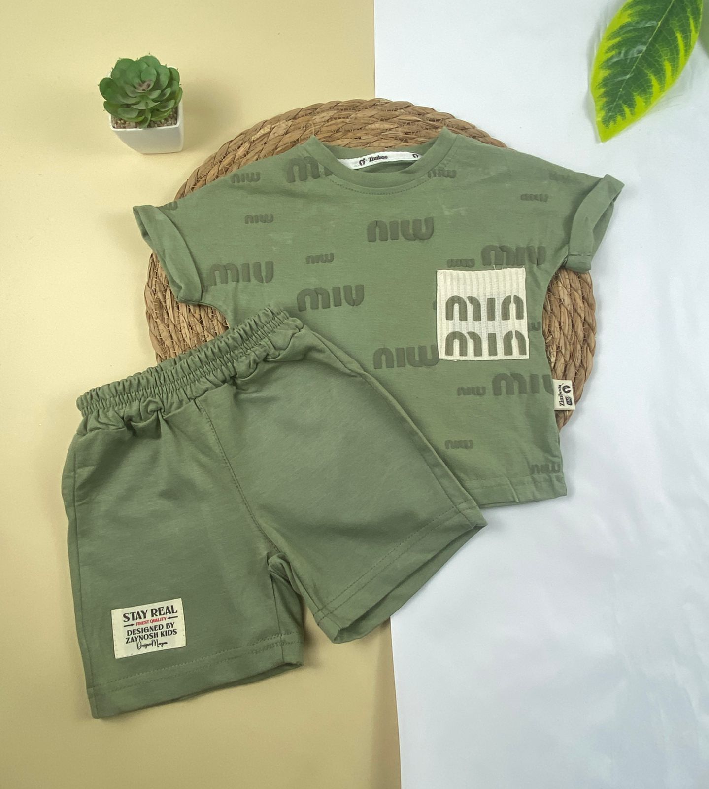 بيجامه صيفي اولادي  قطن100 %  مكون من قطعتين min min🤍😍