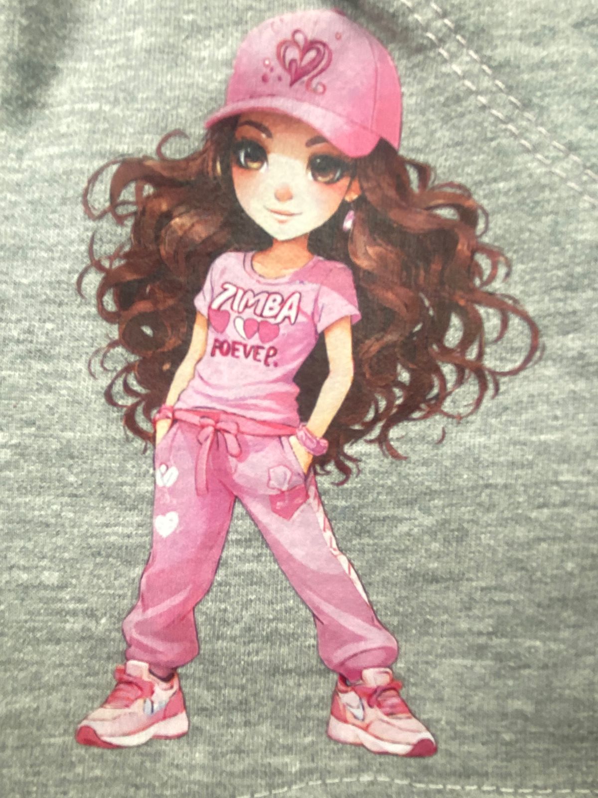 بيجامه صيفي  بناتي قطن100 %  مكون من قطعتين رسمة بنت بكاب   ❤️❤️❤️