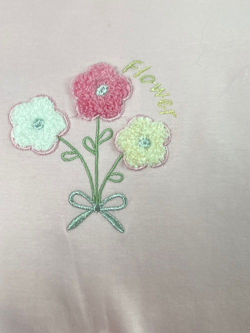 سالوبيت صيفي بناتي , قطن 100% صيفي رسمة وردة😍🤍