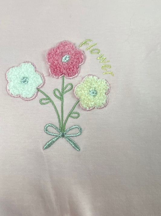 سالوبيت بناتي , قطن 100% صيفي رسمة وردة😍🤍