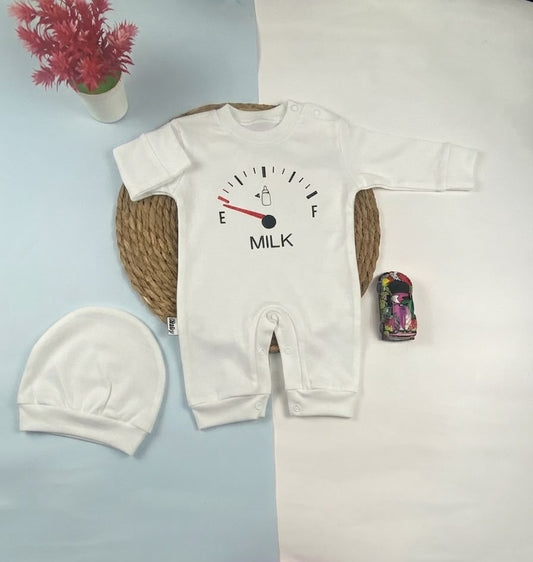 سالوبيت اولادي وبناتي مطبوع قطن 100% خريفي مكون من قطعتين milk😍❤️