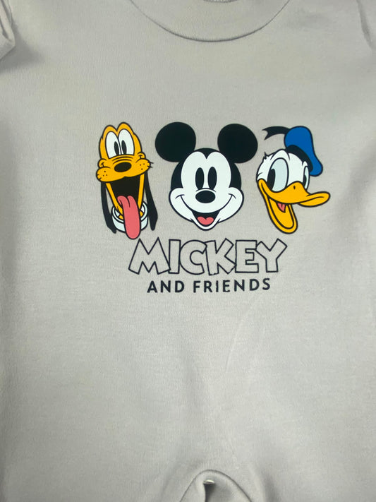 سالوبيت اولادي وبناتي مطبوع قطن 100% خريفي مكون من قطعتين mickey and friends😍❤️