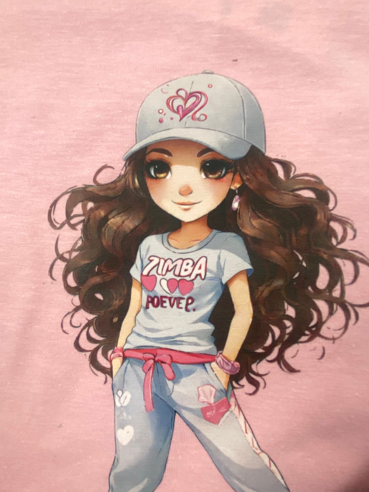 بيجامه صيفي  بناتي قطن100 %  مكون من قطعتين رسمة بنت بكاب   ❤️❤️❤️