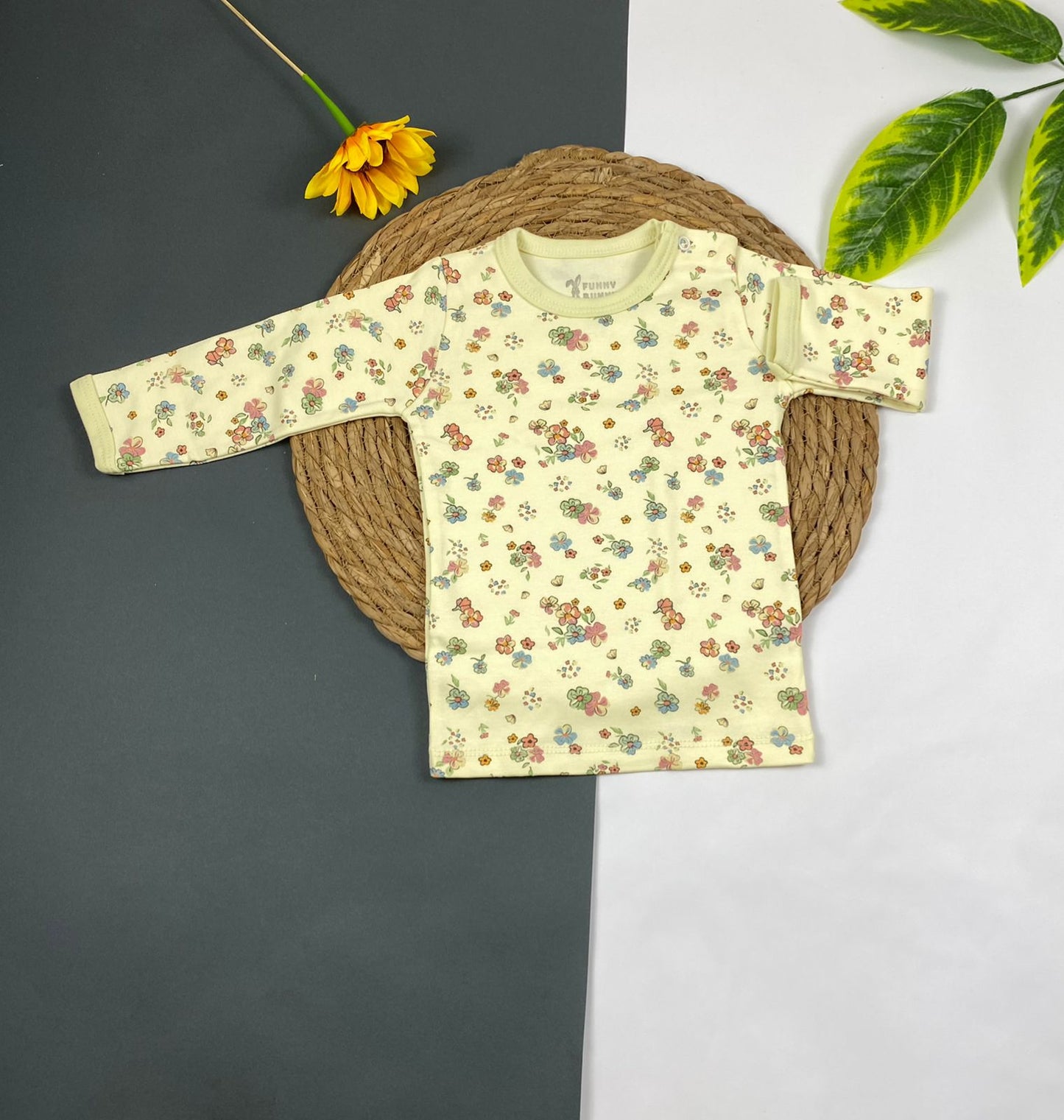 فانله بكم الوان مشجر اولادي وبناتي قطن 100% ماركة فاني باني 💞❤️