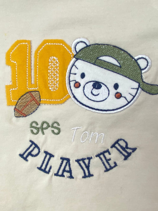 بيجامه اولادي  قطن 100% مكون من قطعتين  player🤍😍