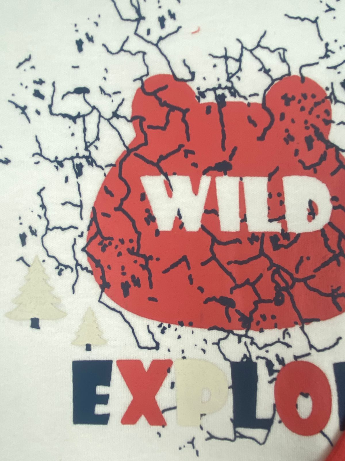 بيجامه اولادي وبناتي قطن مكون من قطعتين  wild explore🤍😍