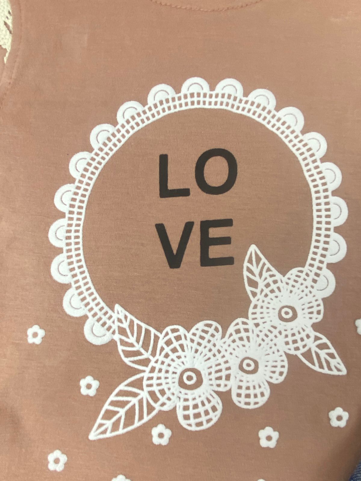 بيجامه صيفي بناتي قطن100 %  مكون من قطعتين love🤍😍