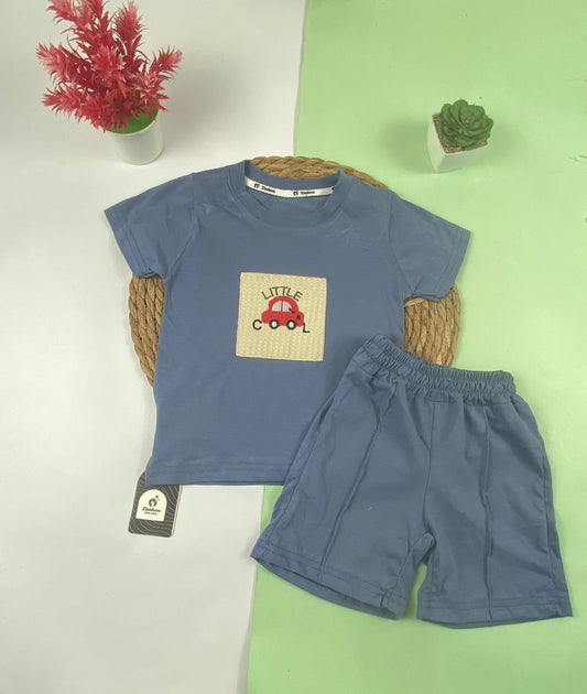 بيجامه صيفي اولادي قطن100 %  مكون من قطعتين little🤍😍