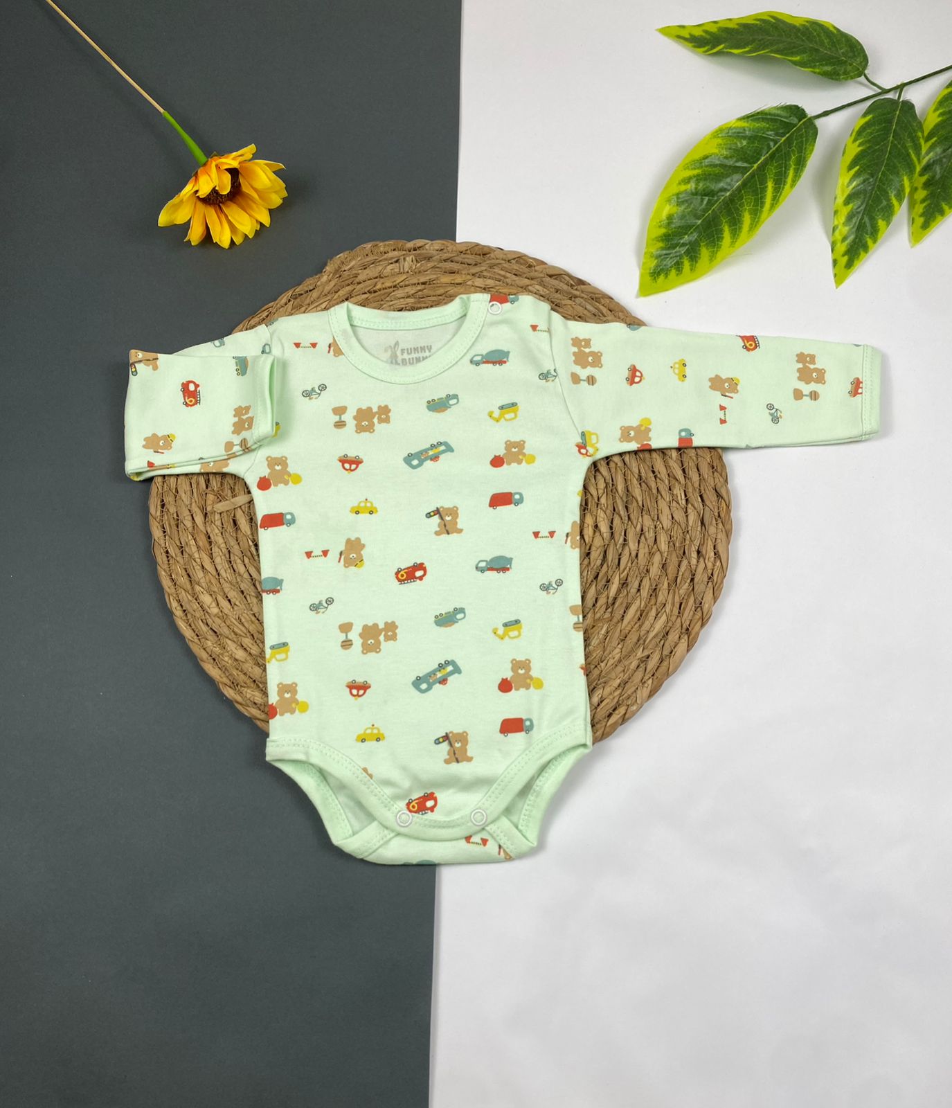 سالوبيت داخلي بكم ملون اولادي وبناتي قطن 100% ماركة فاني باني ❤️🤍