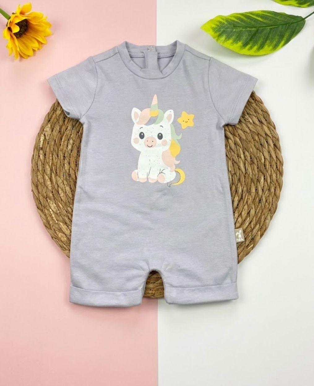 سالوبيت صيفي بناتي قطن 100%  ماركة فاني باني unicorn🥰🥰