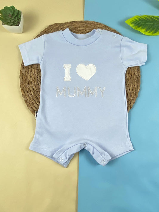 سالوبيت اولادي وبناتي صيفي قطن 100% i love mummy😍