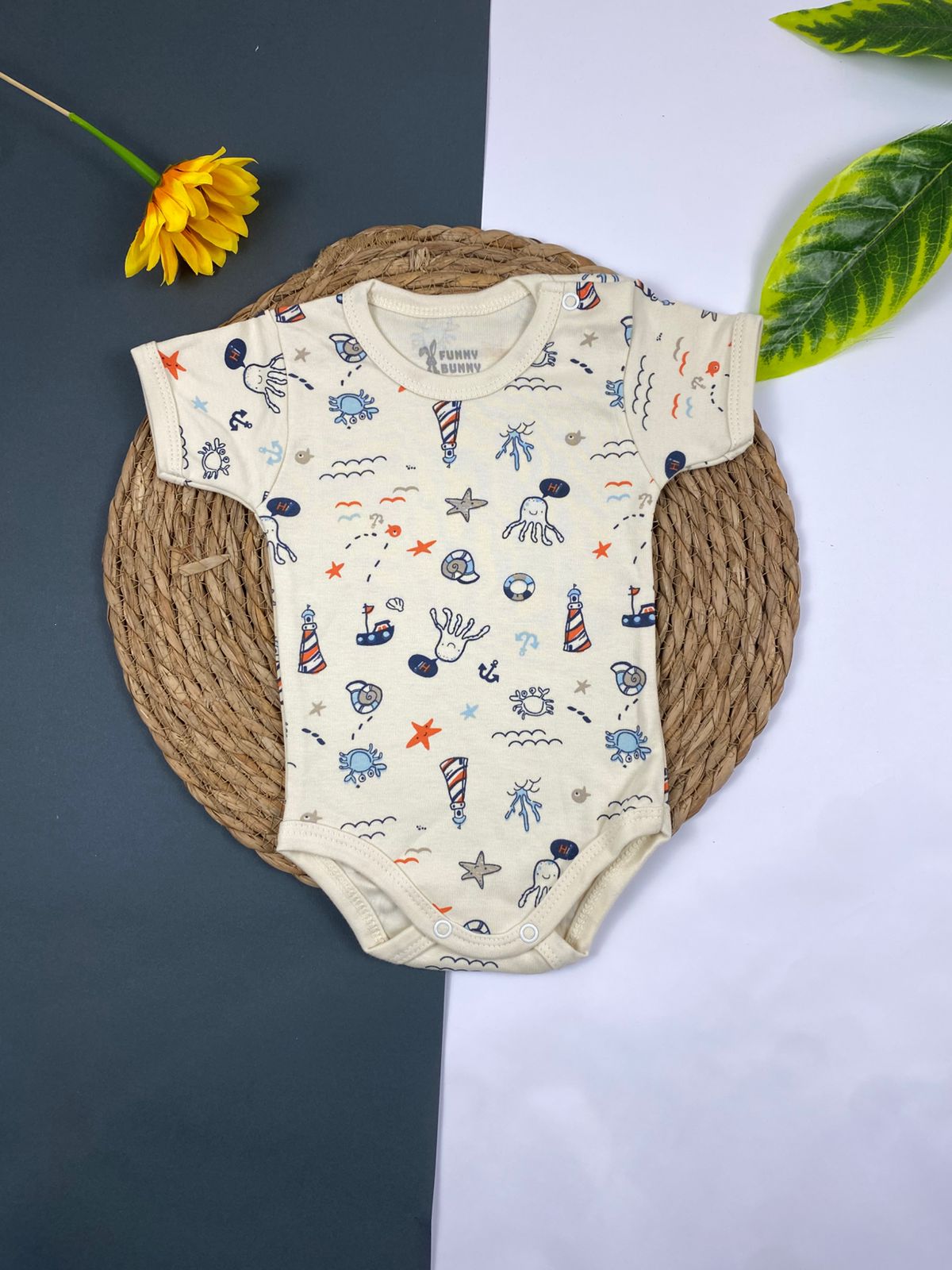 سالوبيت داخلي نص كم اولادي وبناتي ملون ماركة فاني باني 😍❤️