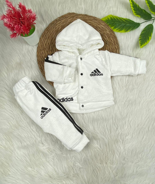 بيجامه قطيفه مبطنه فرو من الداخل اولادي وبناتي adidas ❤️❤️