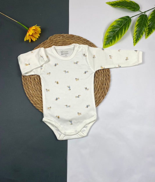 سالوبيت بكم حديثي الولاده قطن 100% اولادي وبناتي ماركة فاني باني 🤍😍