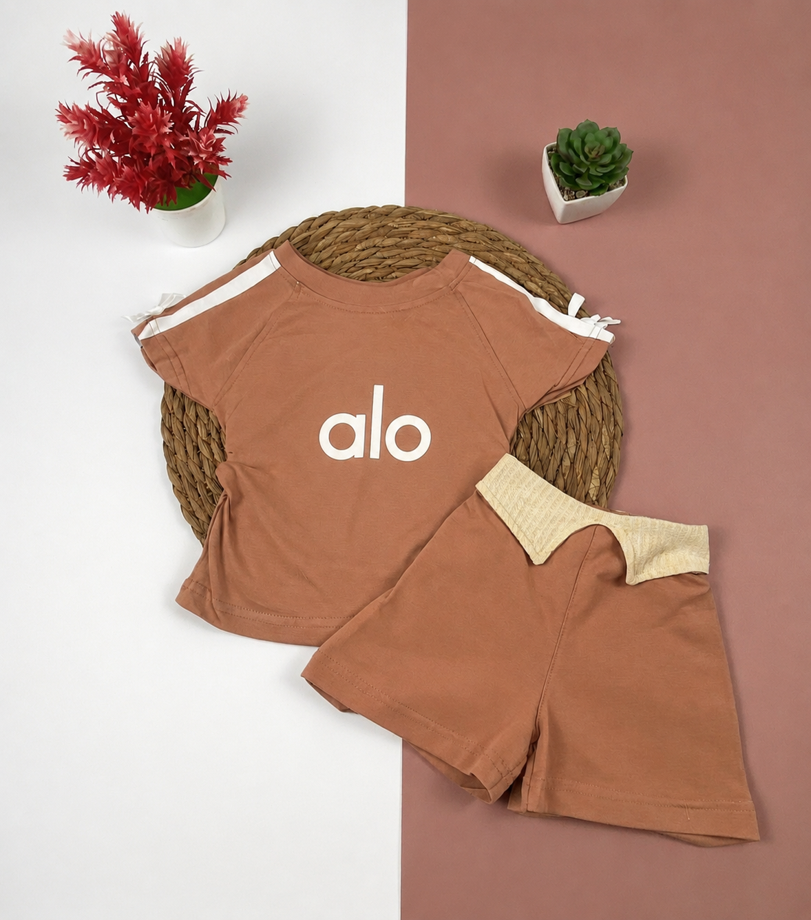 بيجامه صيفي  بناتي قطن100 %  مكون من قطعتين alo🤍😍