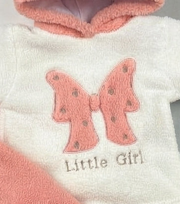 بيجامه فرو بناتي مبطنه من الداخل خامه مريحه little girl 😍🩷