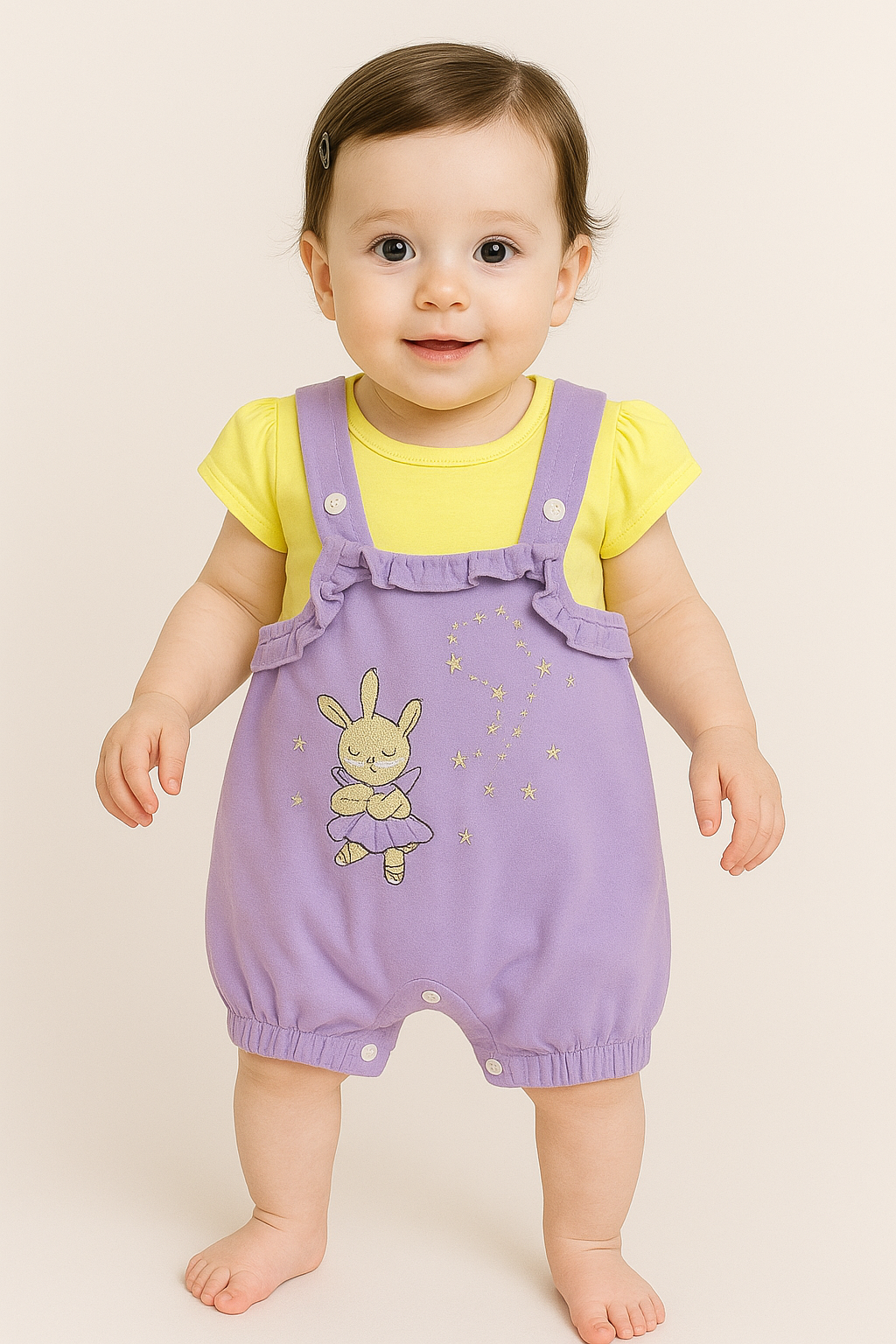 سالوبيت بناتي قطن 100% مكون من قطعتين 🩷🩷